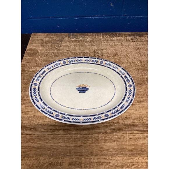 The Ethuria- Wedgwood Oval Floral Serving Dish - England - 14.5x11.75” - Picture 1 of 11